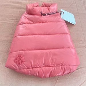 Authentic Moncler Dog Jacket, Dust Bag & Box Included
